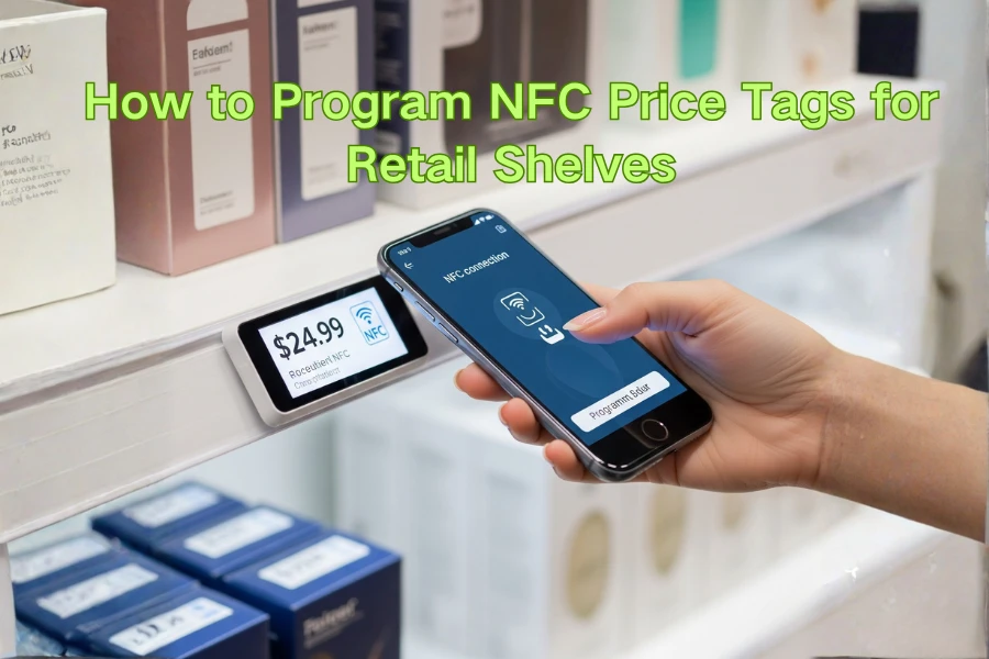 소매점용 NFC 가격표를 프로그래밍하는 방법