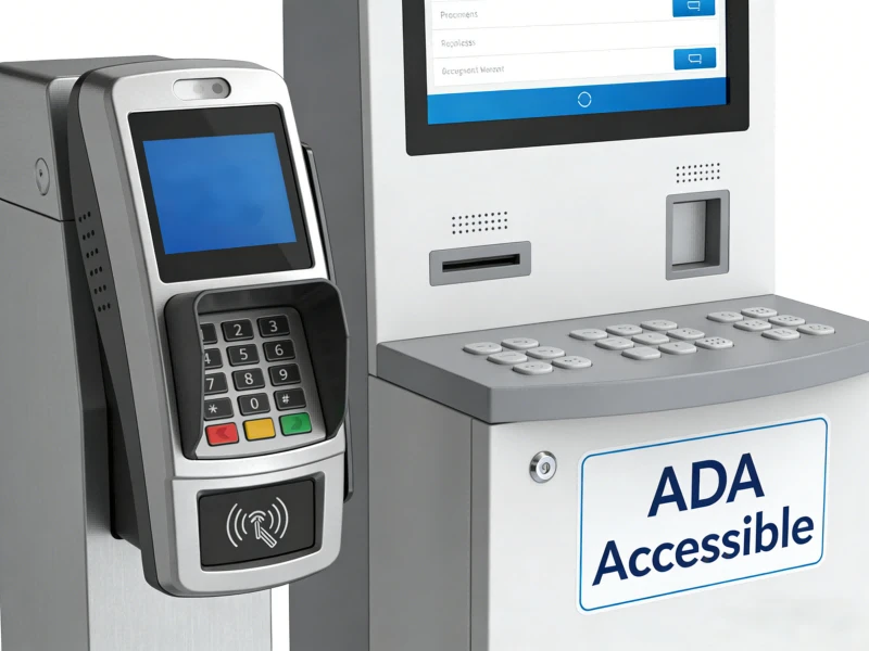 PCI DSS 4.0 compliant payment terminal and ADA accessible public-facing kiosk design PCI DSS 4.0 compliant payment terminal and ADA accessible public-facing kiosk design