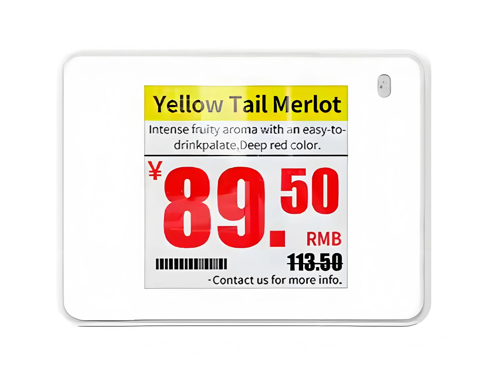 1.54 inch Four Color Electronic price Tag 1.54 inch Four Color Electronic price Tag