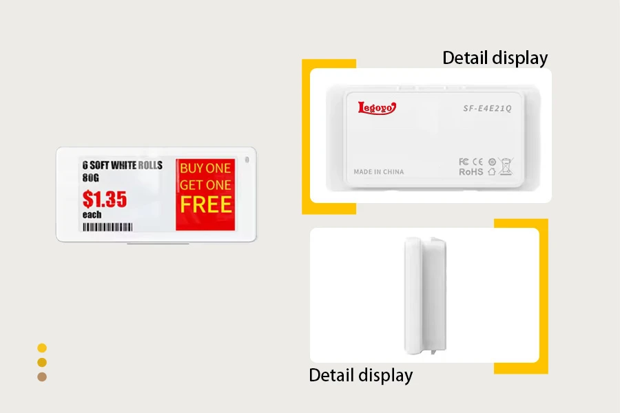 2.13 inch Four Color Electronic price Tag 2.13 inch Four Color Electronic price Tag