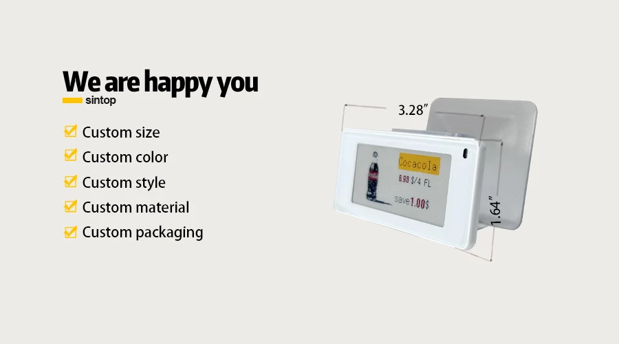 2.6 Inch Electronic Acrylic Holder