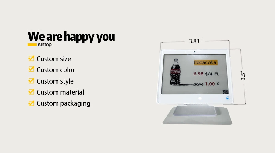 4.2 Inch Electronic Acrylic Holder