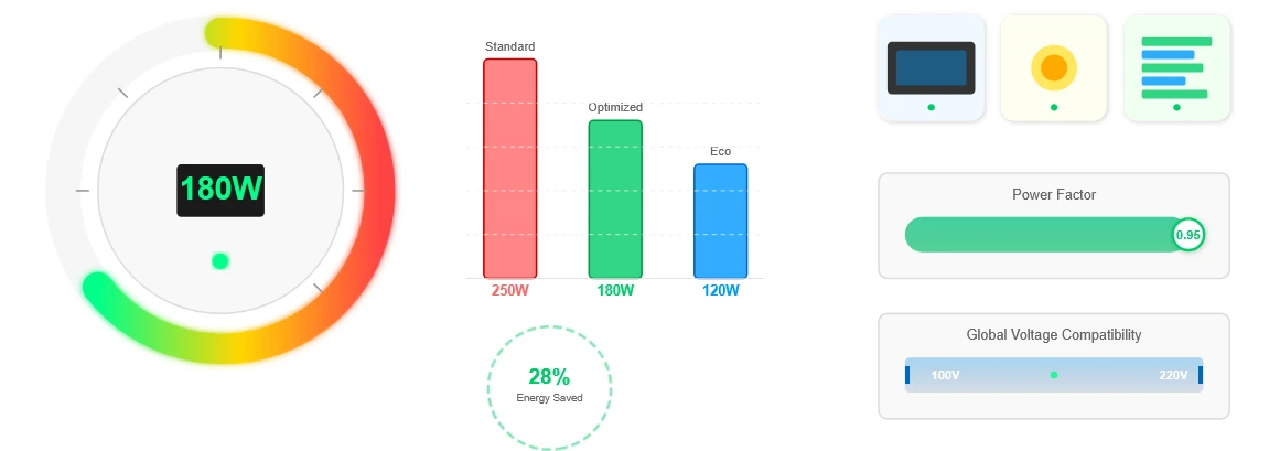 Power Consumption Comparison