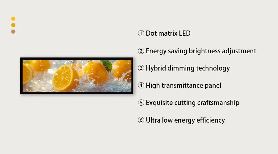 49.5 Inch Bar Display Digital Signage