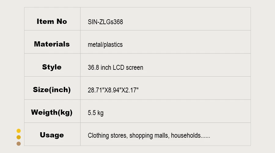 28 .6 Inch LCD Bar Display Double Face Screen Manufacturer 28 .6 Inch LCD Bar Display Double Face Screen Manufacturer