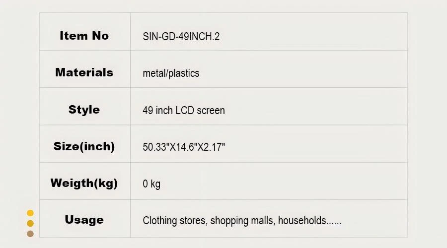 49 Inch Bar Display Digital Signage Display Providers 49 Inch Bar Display Digital Signage Display Providers