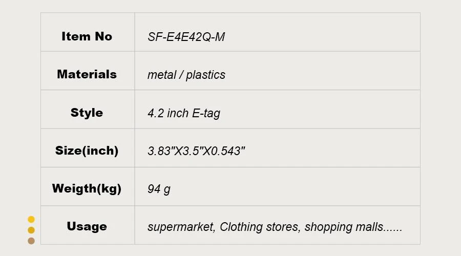 4.2 Inch Electronic Price Tag